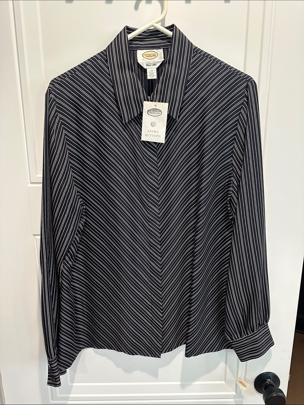 NWT Talbots silk Blouse